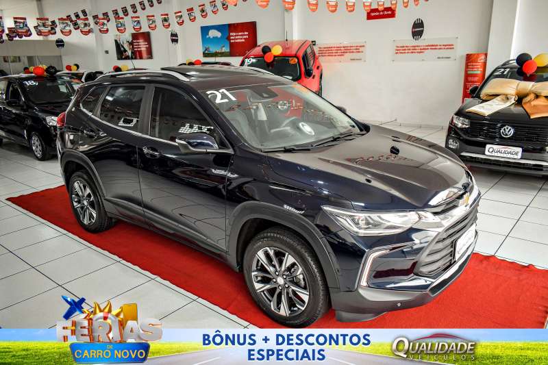 TRACKER PREMIER 1.2 TURBO AT 2021 C/ TETO SOLAR *DE R$125.900,00 POR R$115.900,00*