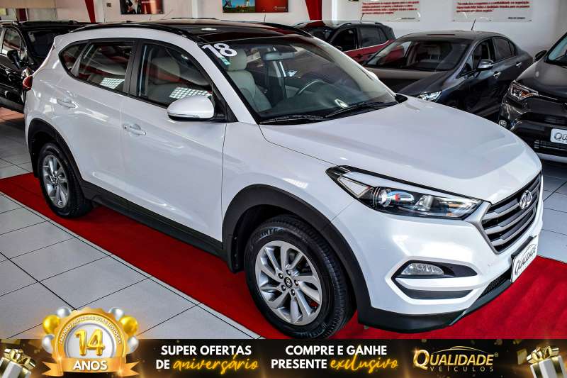 NEW TUCSON GLS 1.6 AT 2018 C/ TETO PANORÂMICO